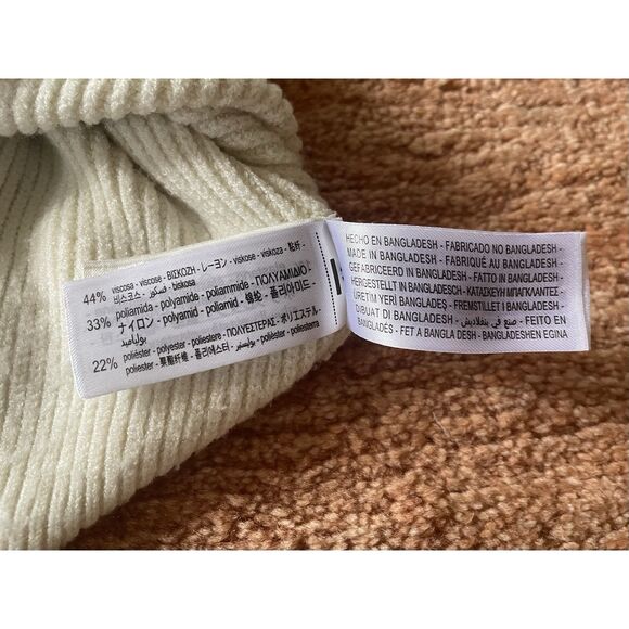 Zara Kids Striped Sweater Size 11 12 Years 152 White Black Knit Long Sleeve - Picture 4 of 7